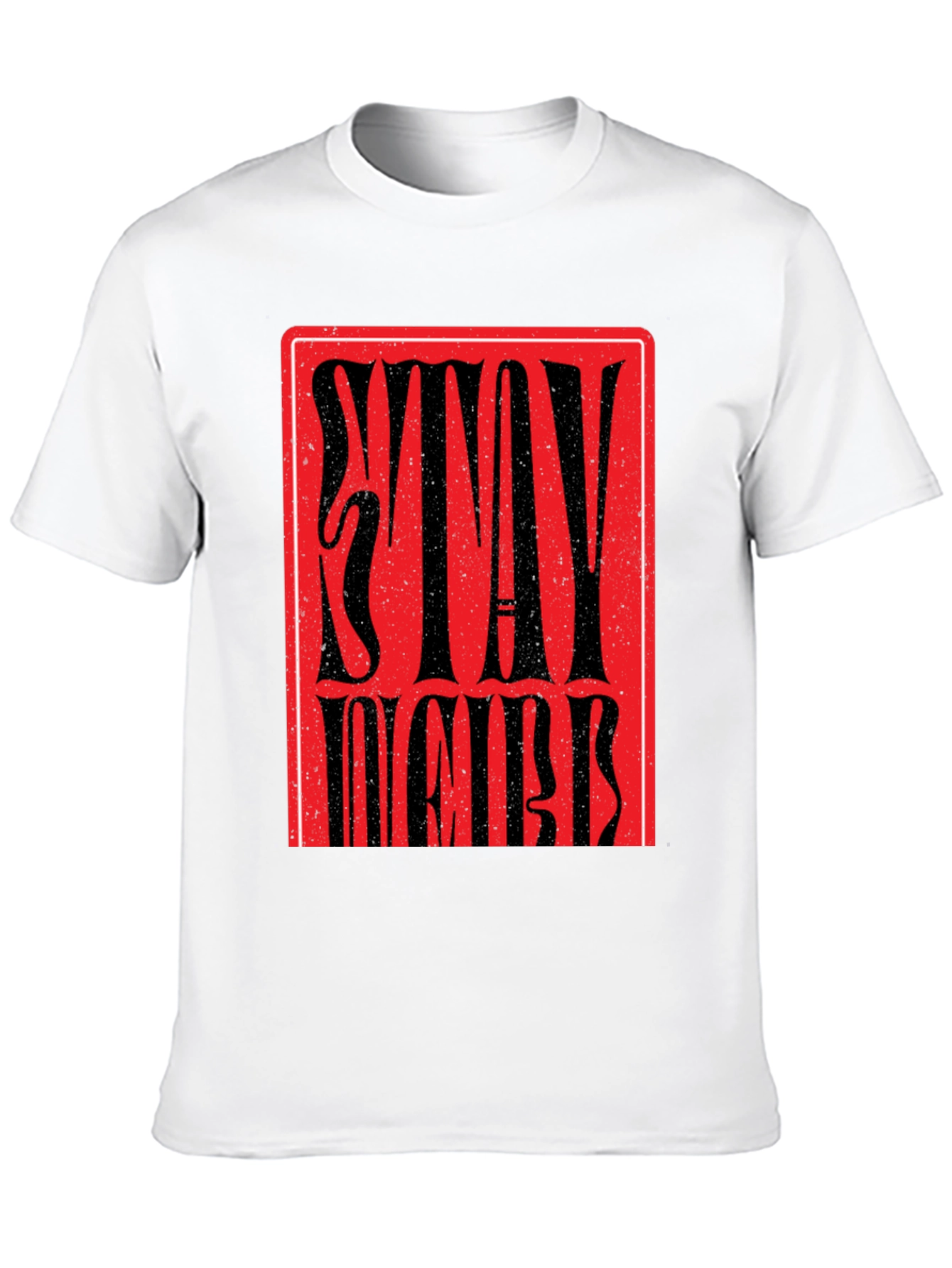 Stay Weird Graphic Tee - Black