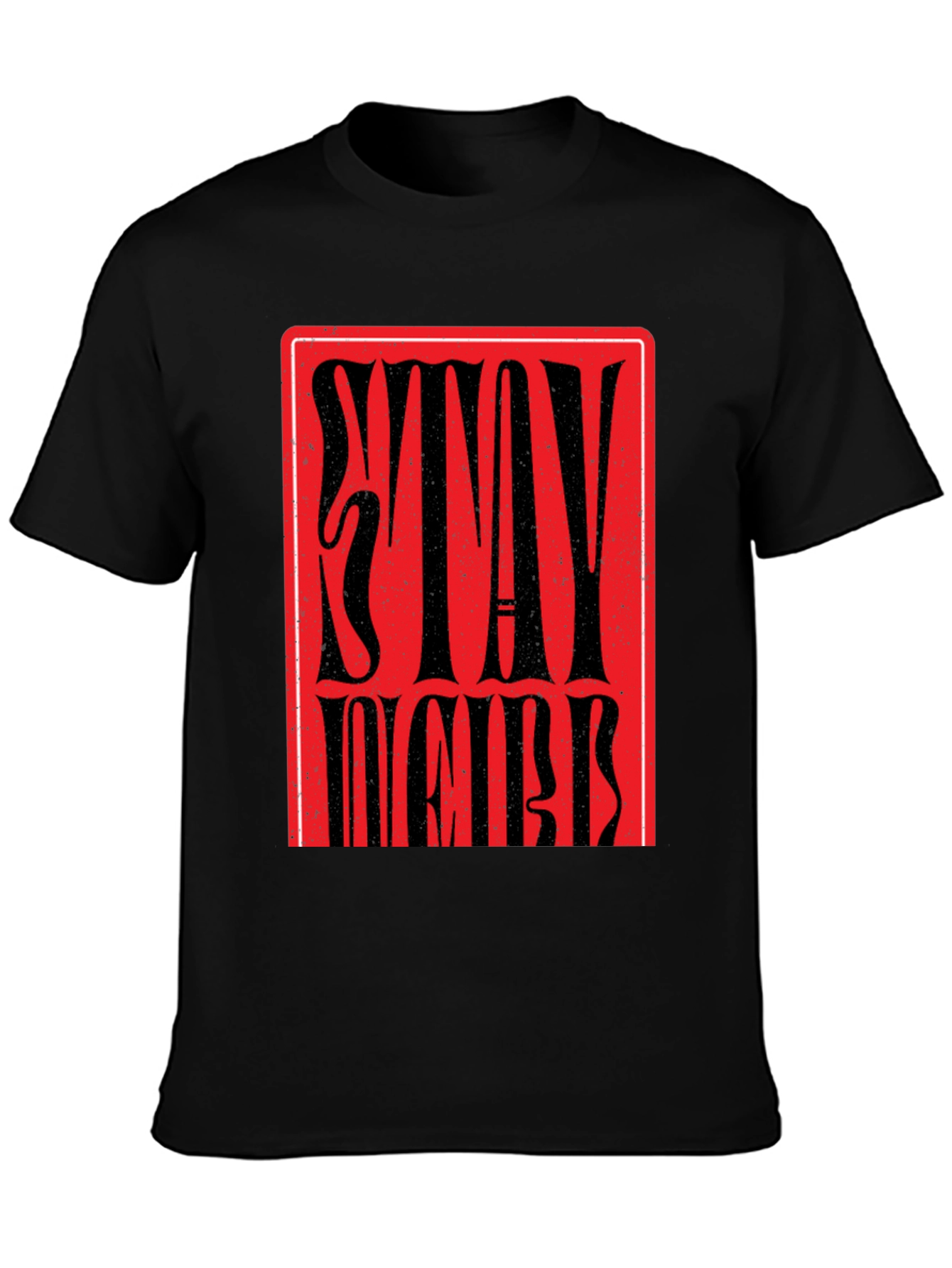 Stay Weird Graphic Tee - Black