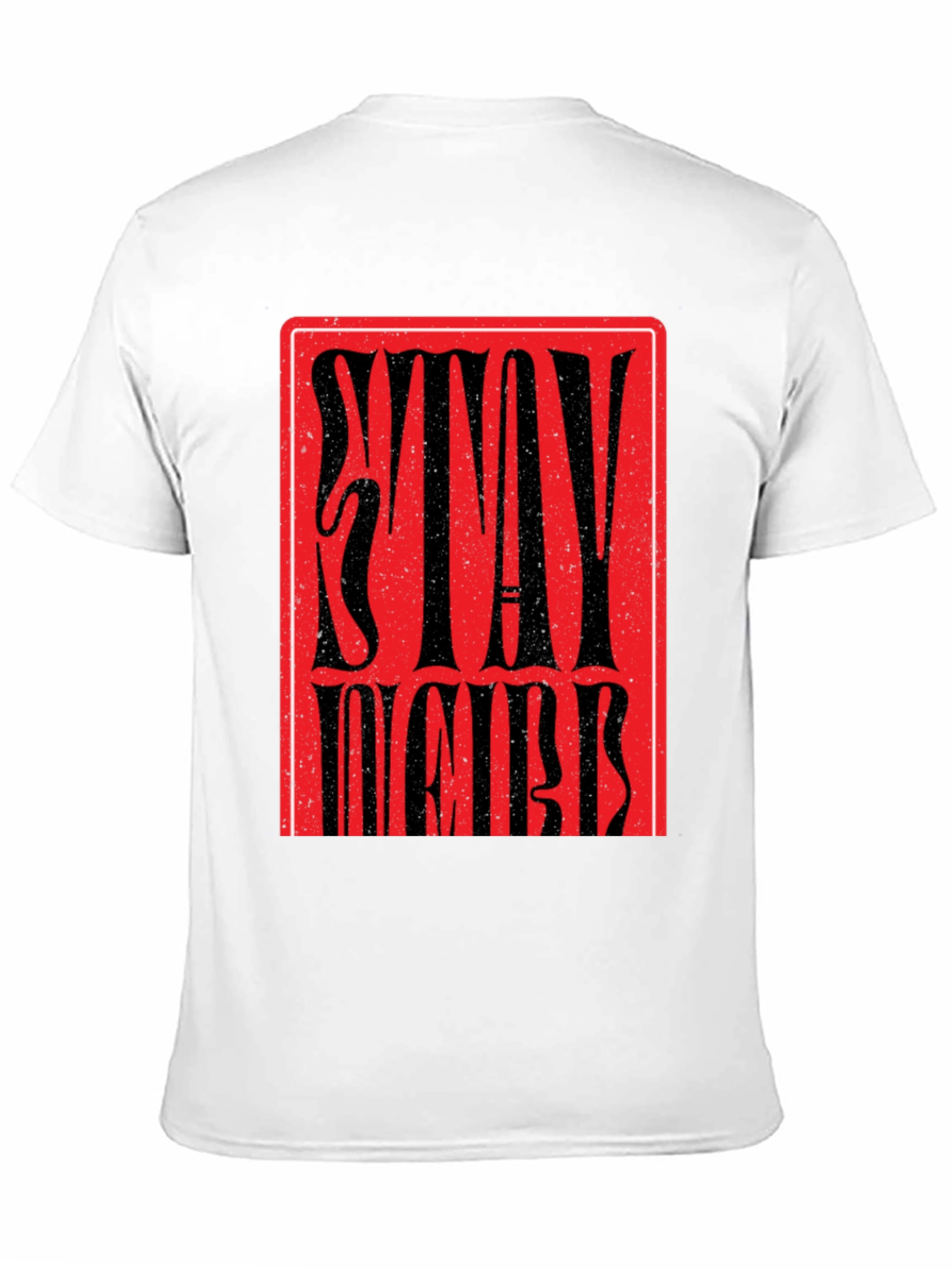 Stay Weird Graphic Tee - Black