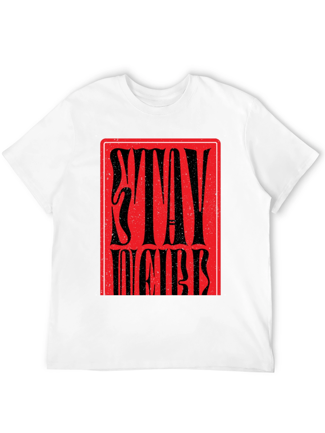 Stay Weird Graphic Tee - Black