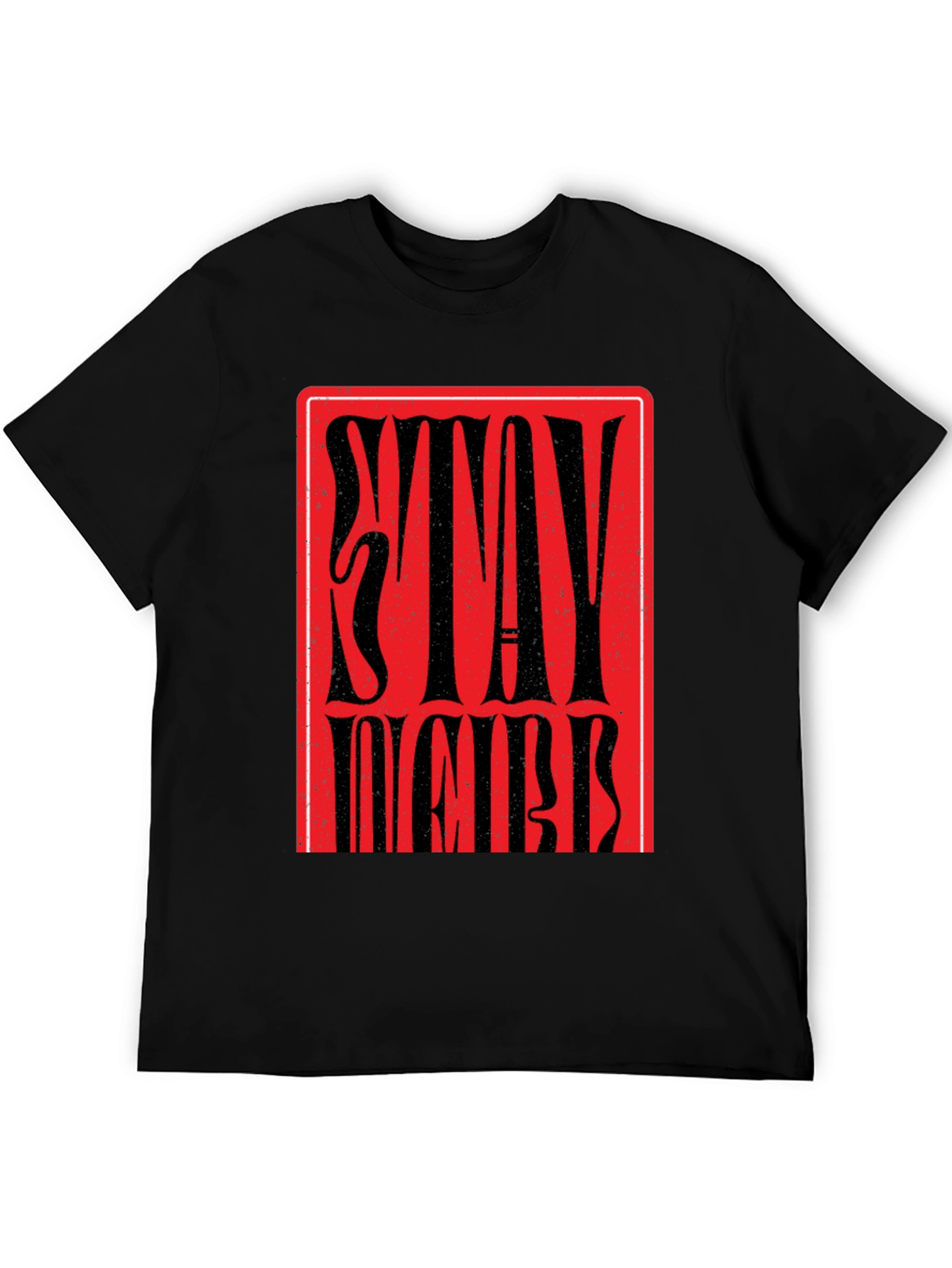 Stay Weird Graphic Tee - Black