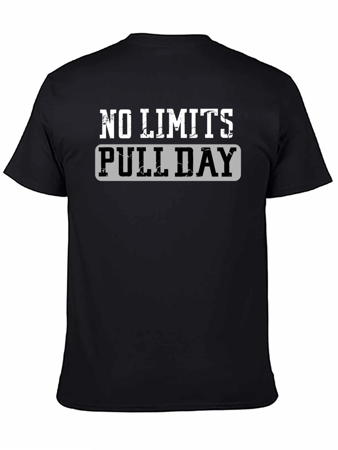 No Limits Pull Day Black Graphic T-Shirt