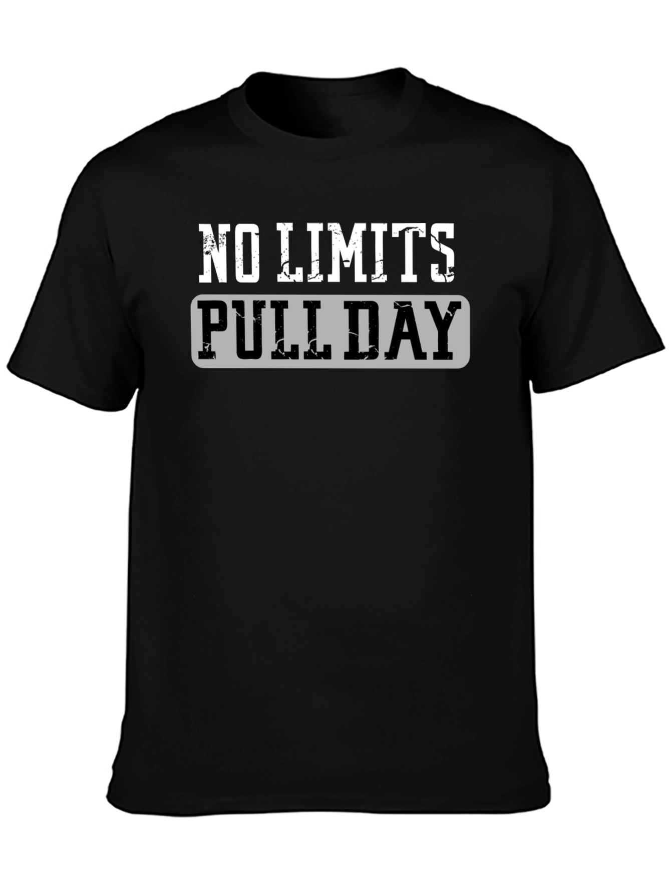 No Limits Pull Day Black Graphic T-Shirt