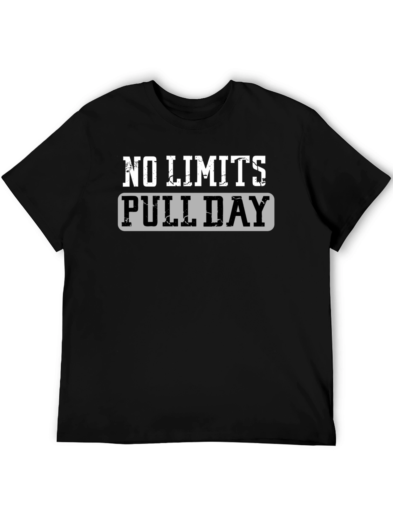 No Limits Pull Day Black Graphic T-Shirt