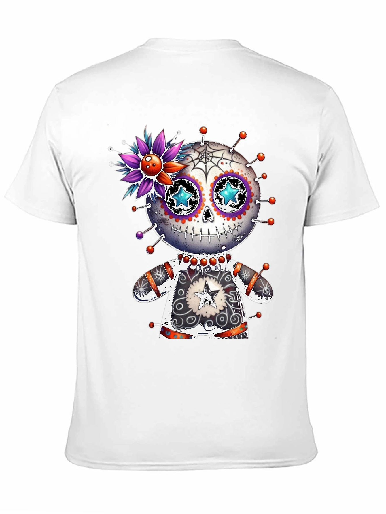 Sugar Skull Voodoo Doll T-Shirt