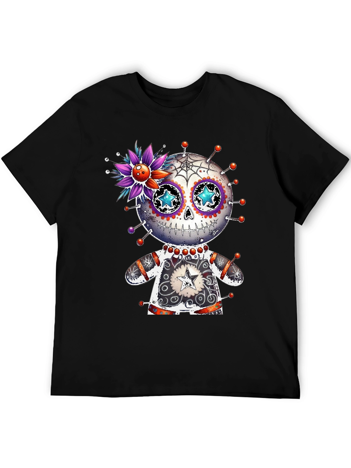Sugar Skull Voodoo Doll T-Shirt