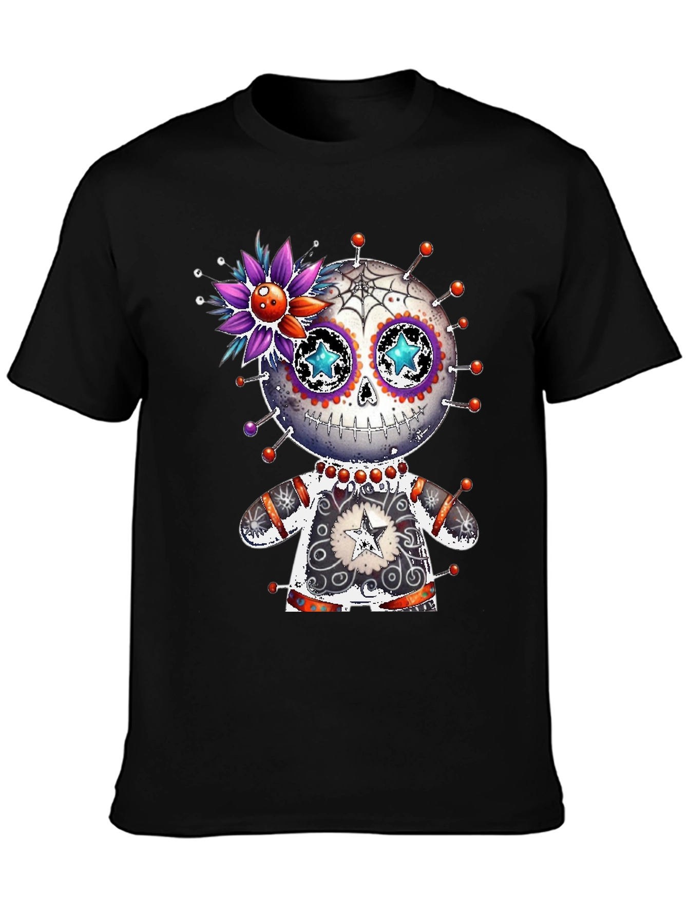 Sugar Skull Voodoo Doll T-Shirt