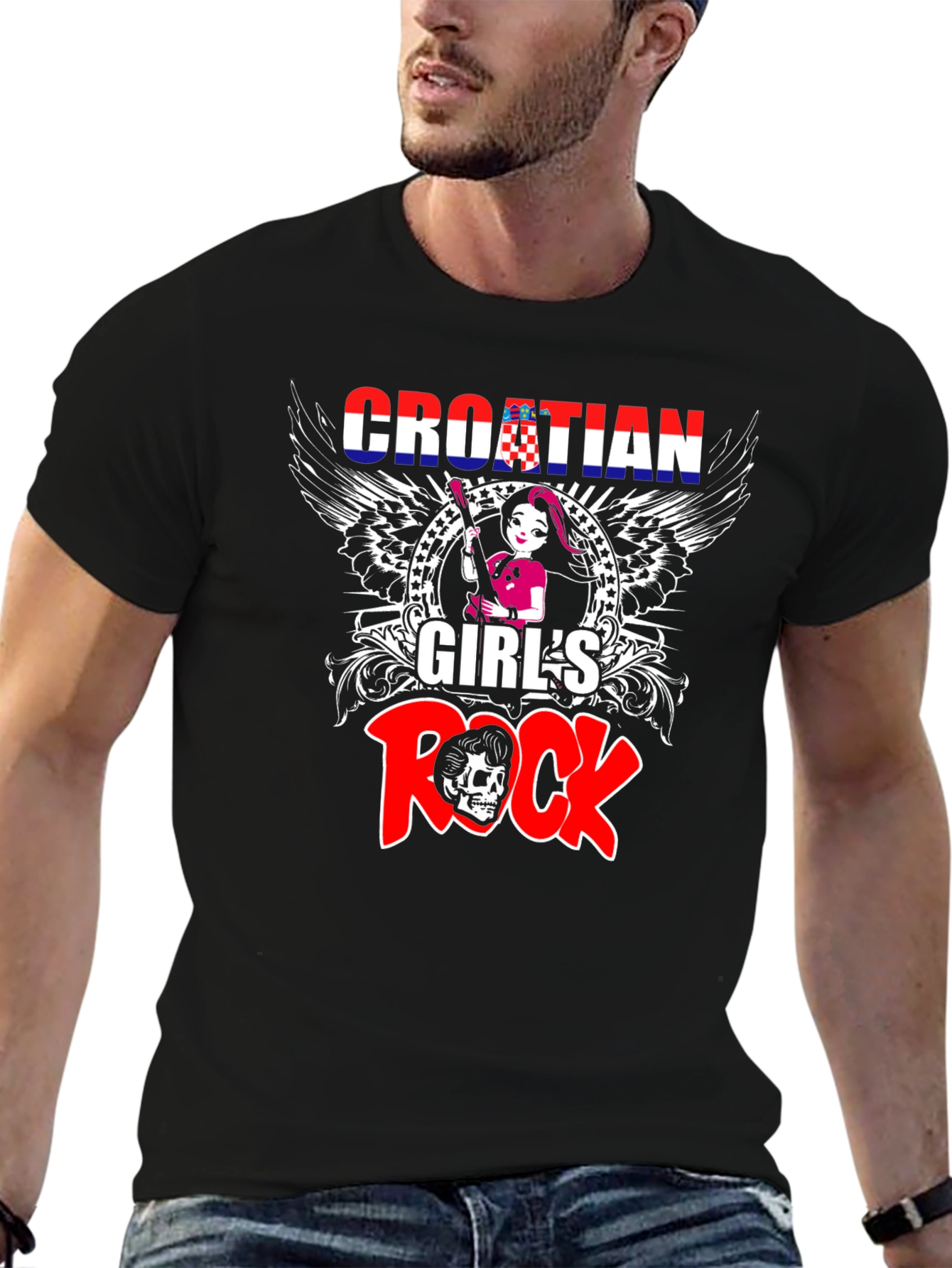 Croatian Girls Rock T-Shirt