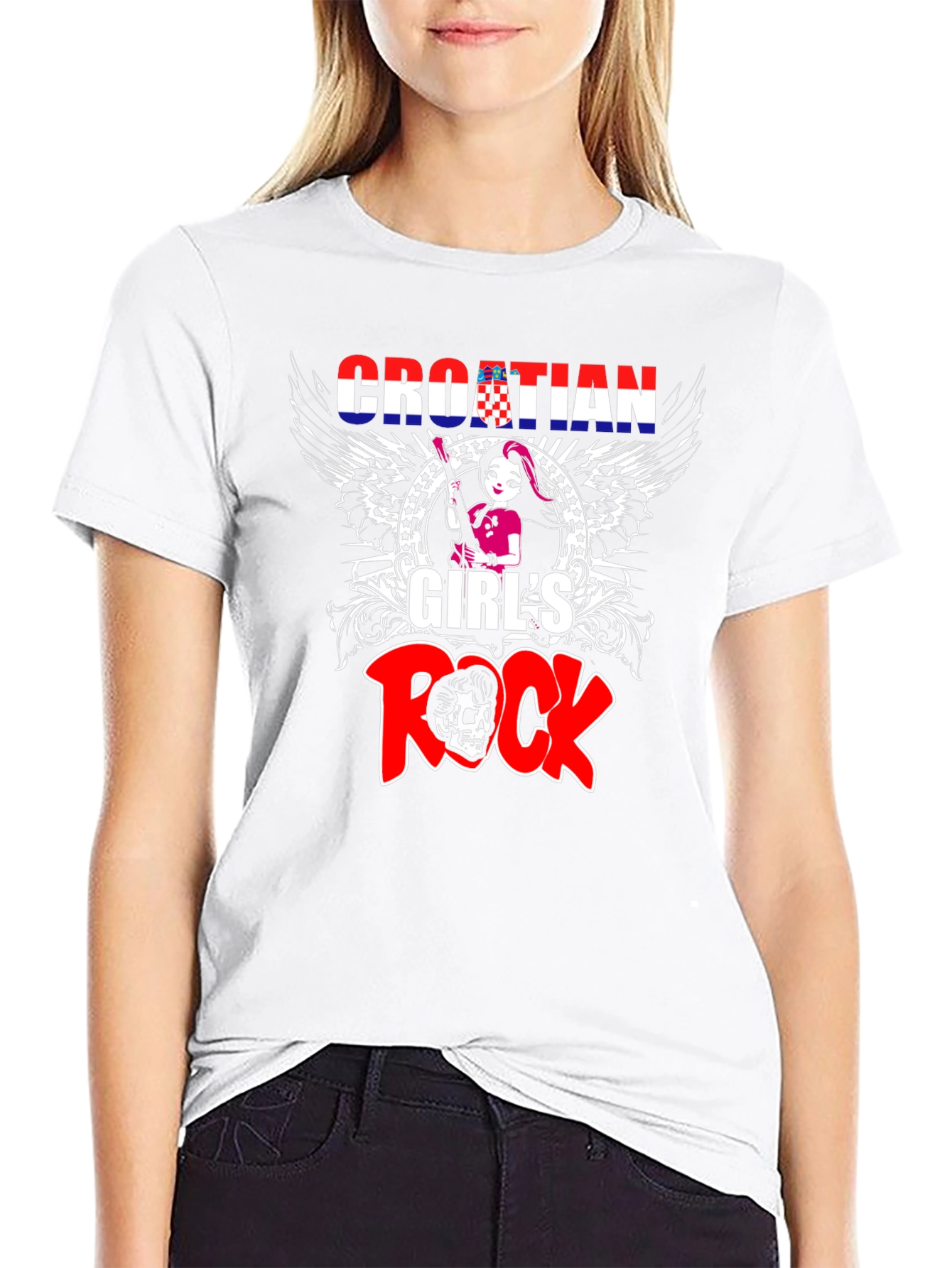 Croatian Girls Rock T-Shirt