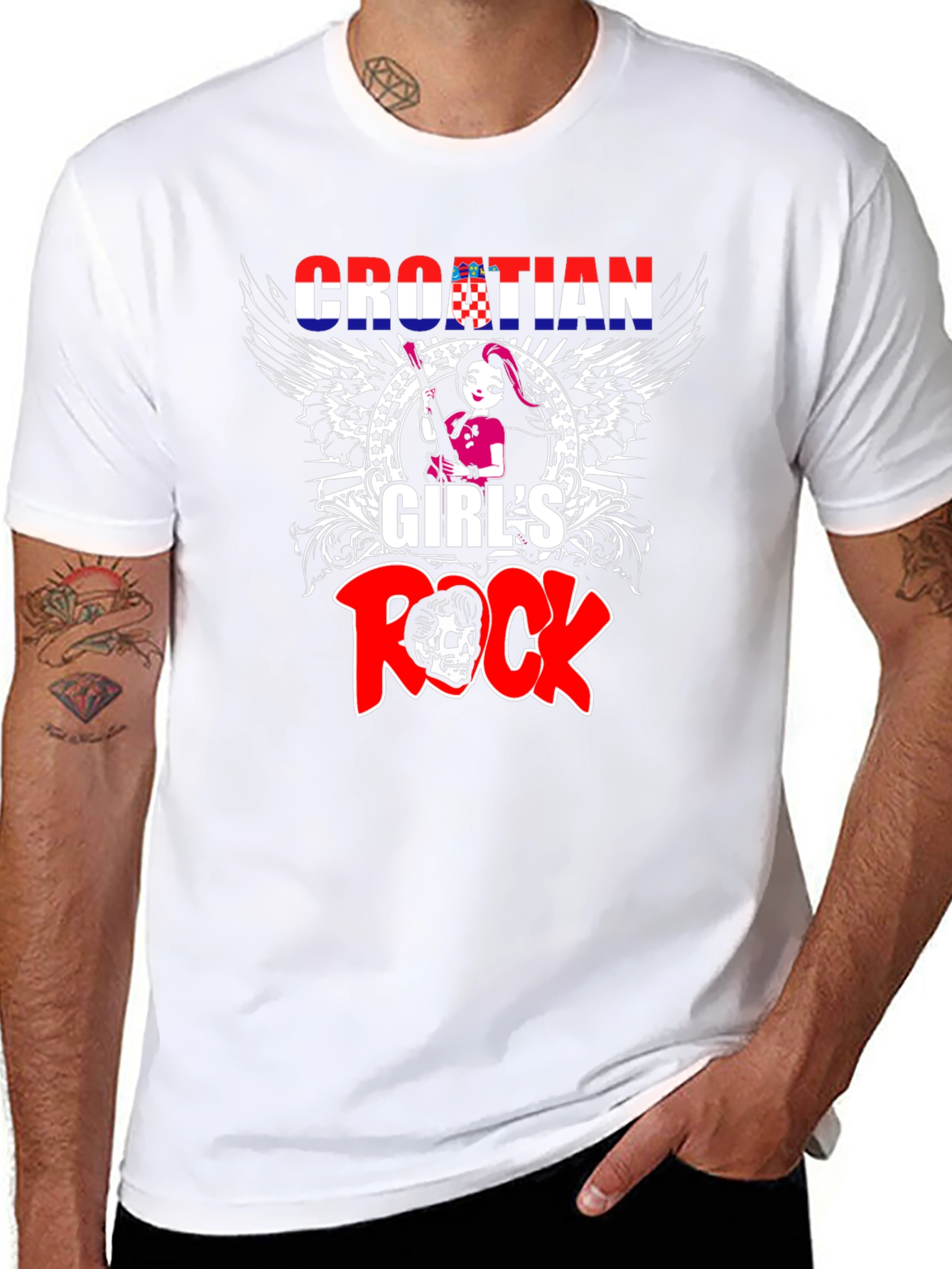 Croatian Girls Rock T-Shirt