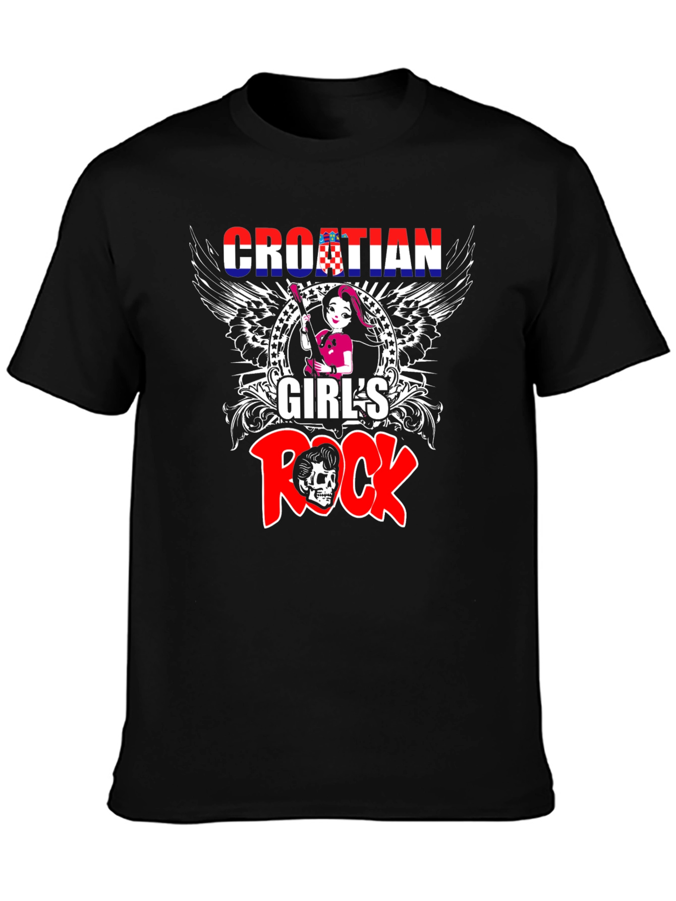 Croatian Girls Rock T-Shirt