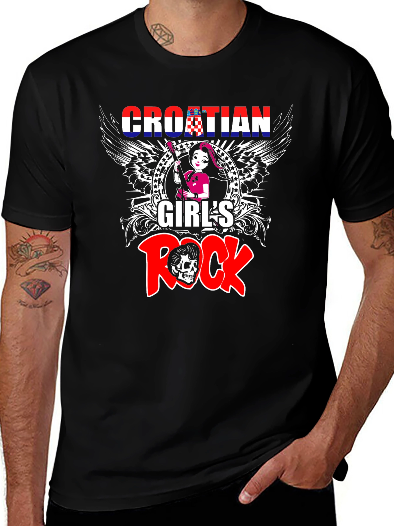 Croatian Girls Rock T-Shirt