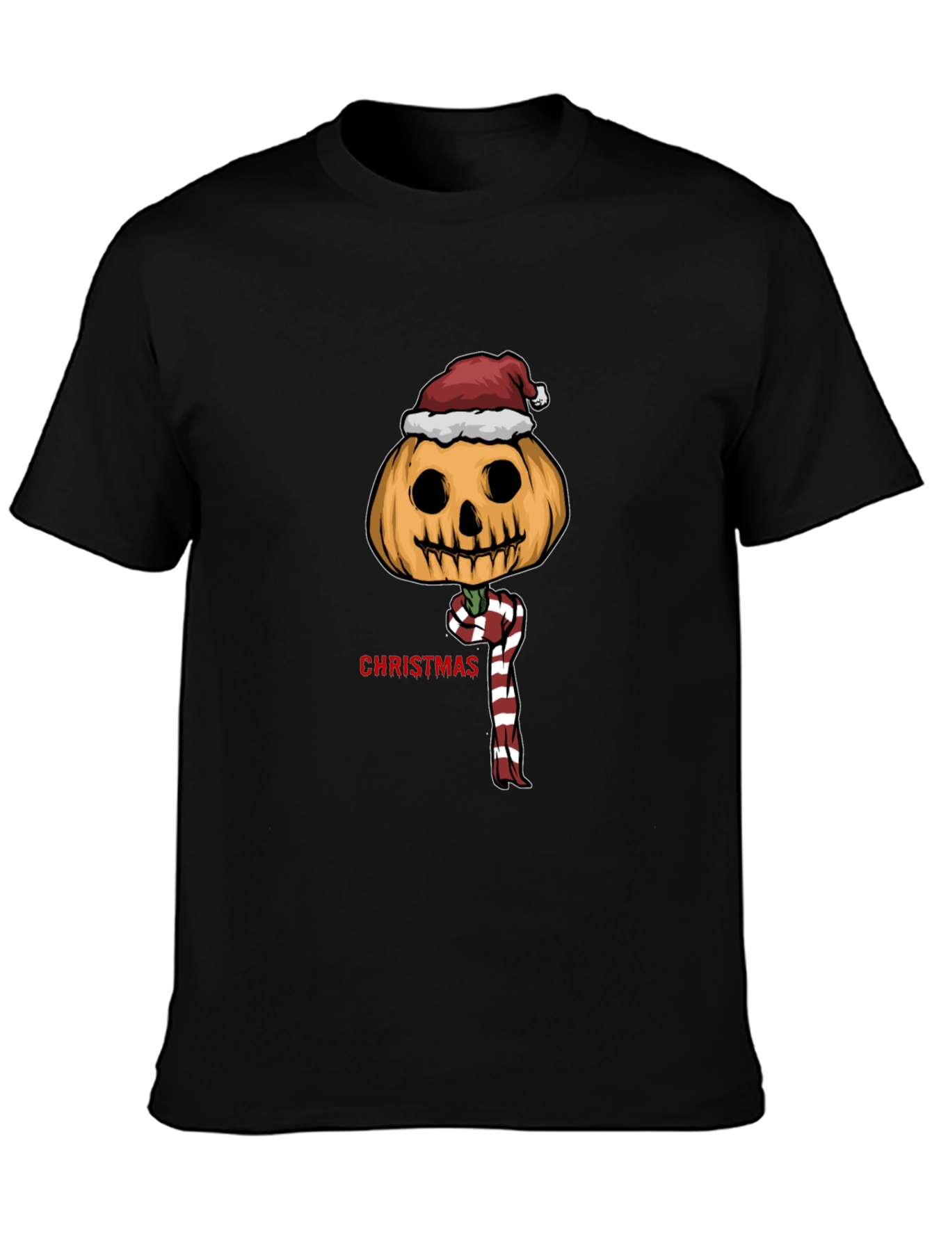 Christmas Pumpkin Head T-Shirt