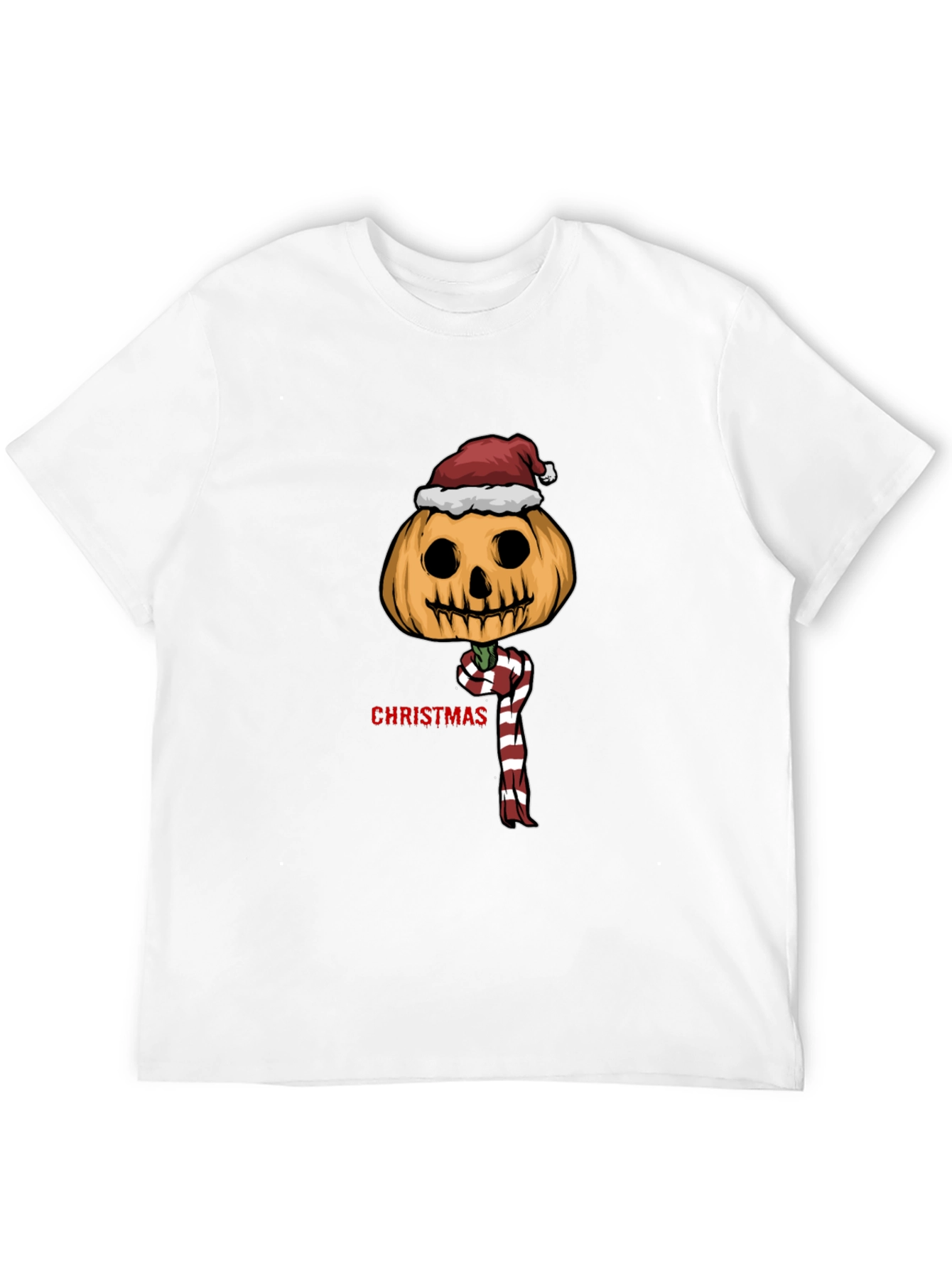Christmas Pumpkin Head T-Shirt