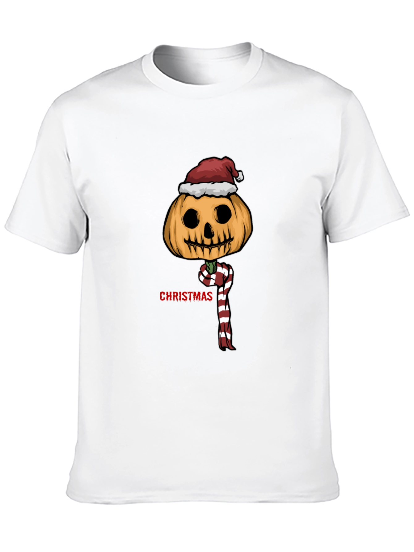 Christmas Pumpkin Head T-Shirt