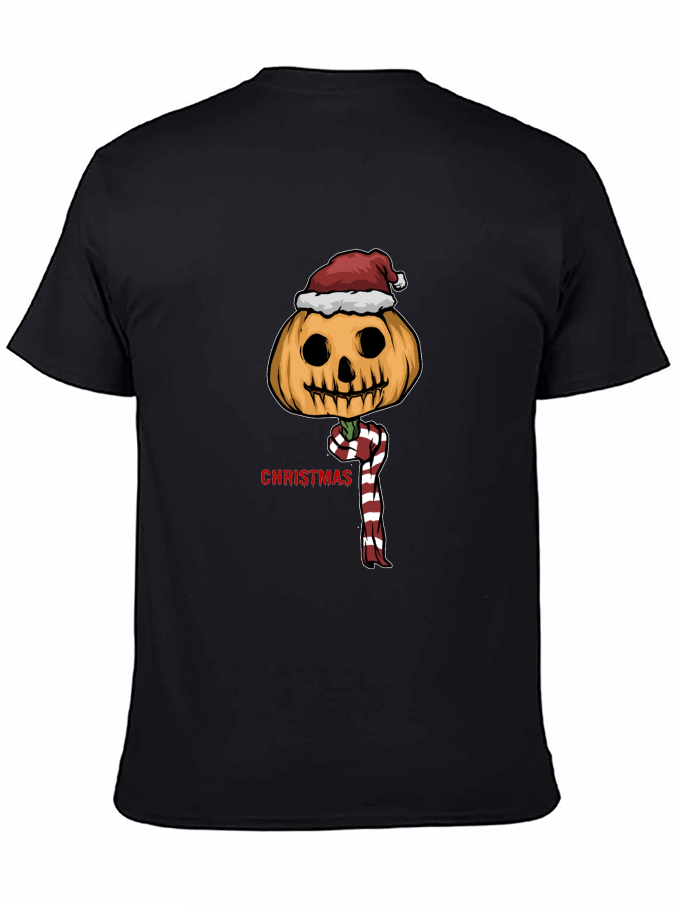 Christmas Pumpkin Head T-Shirt