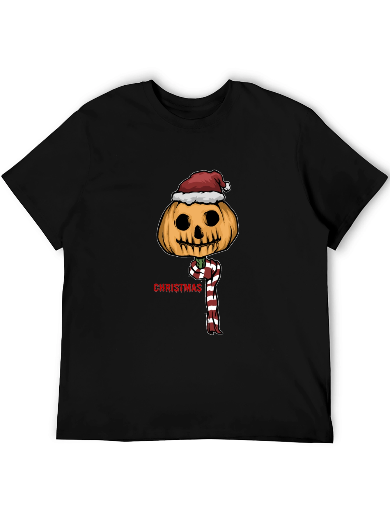 Christmas Pumpkin Head T-Shirt