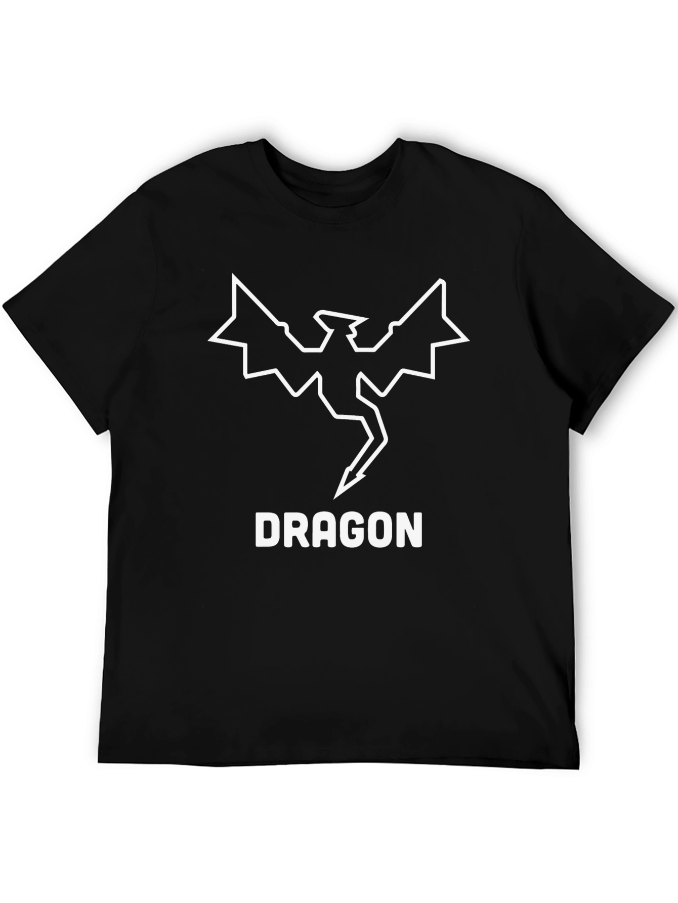 Dragon Graphic T-Shirt - Cool & Casual Black Tee