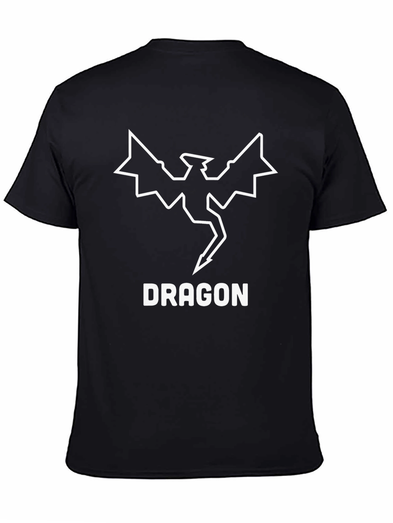 Dragon Graphic T-Shirt - Cool & Casual Black Tee