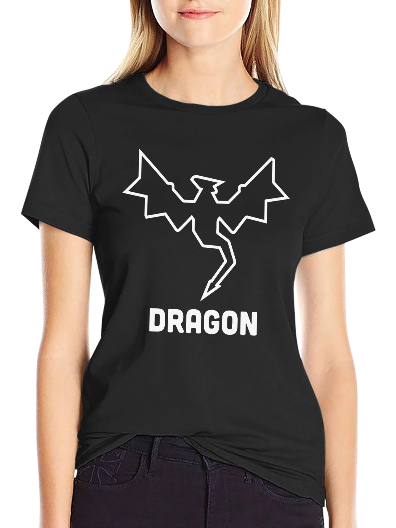 Dragon Graphic T-Shirt - Cool & Casual Black Tee