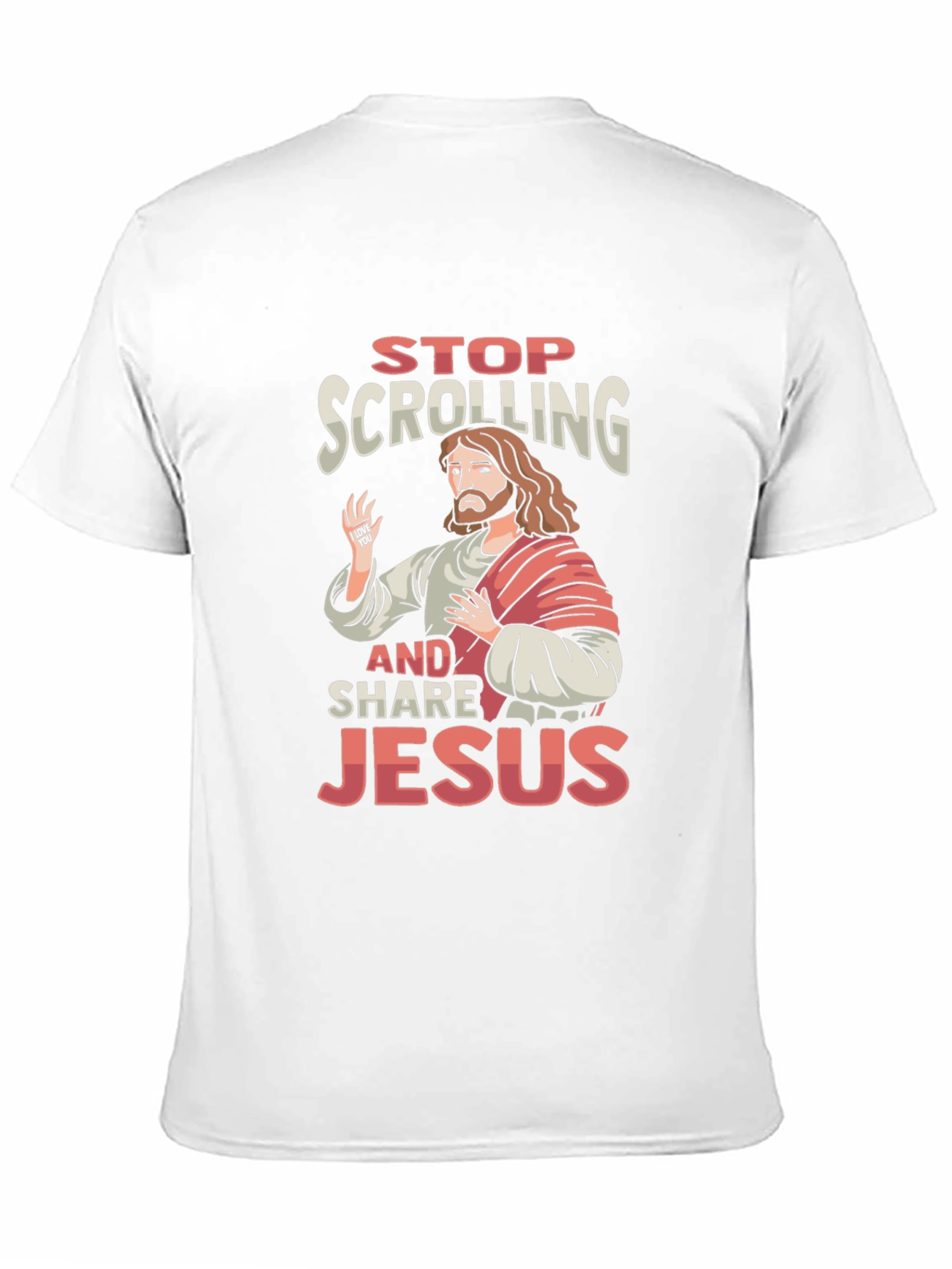 Stop Scrolling and Share Jesus T-Shirt