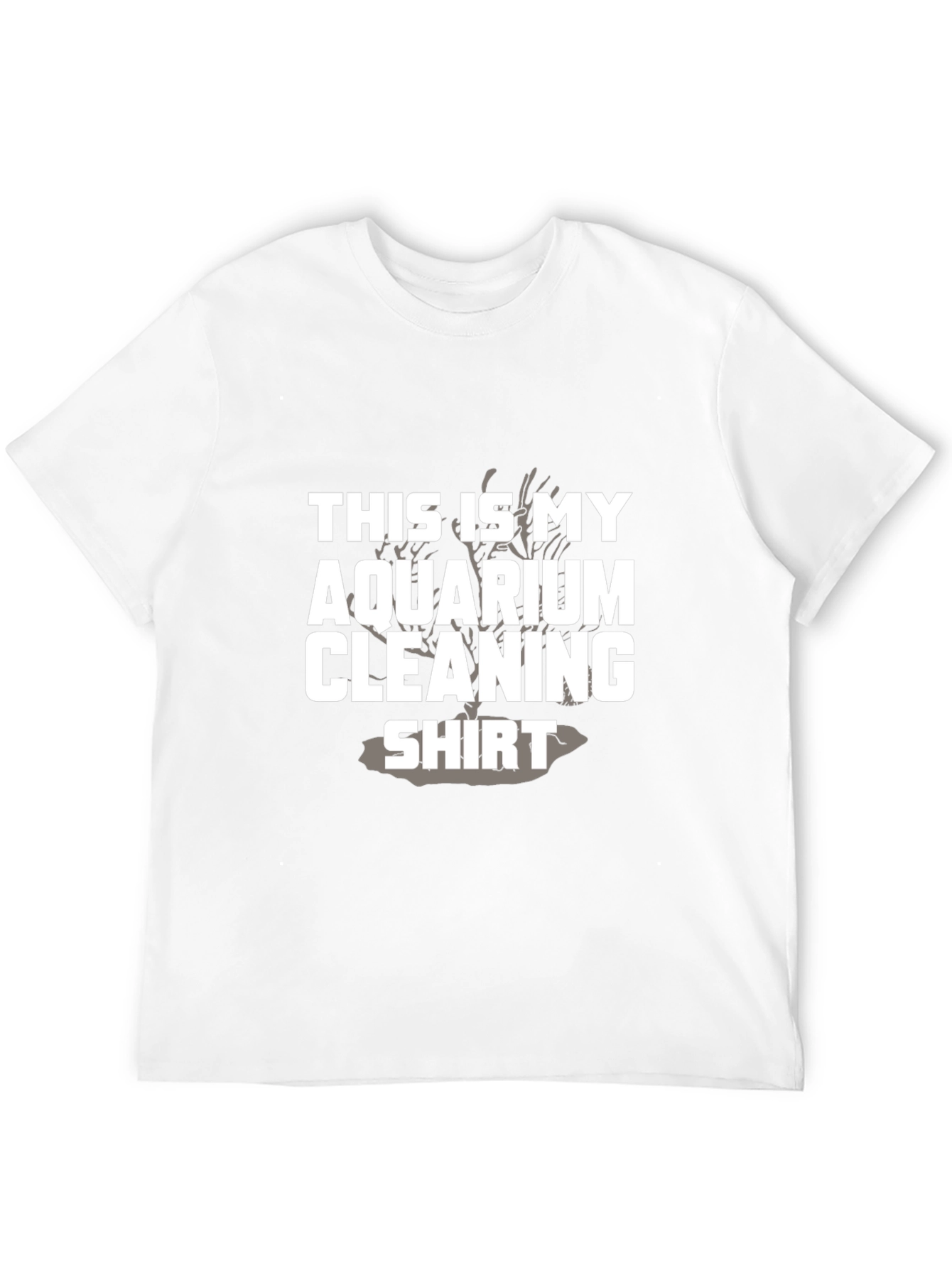 Aquarium Cleaning Shirt - Novelty Graphic Tee