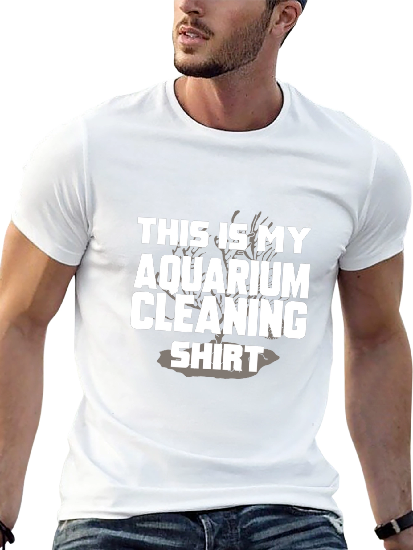 Aquarium Cleaning Shirt - Novelty Graphic Tee