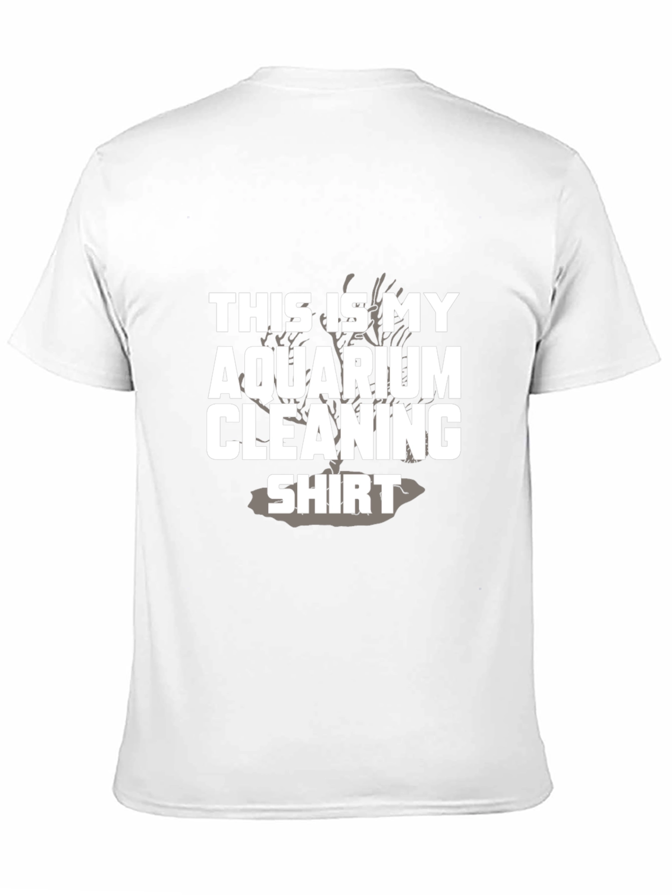 Aquarium Cleaning Shirt - Novelty Graphic Tee