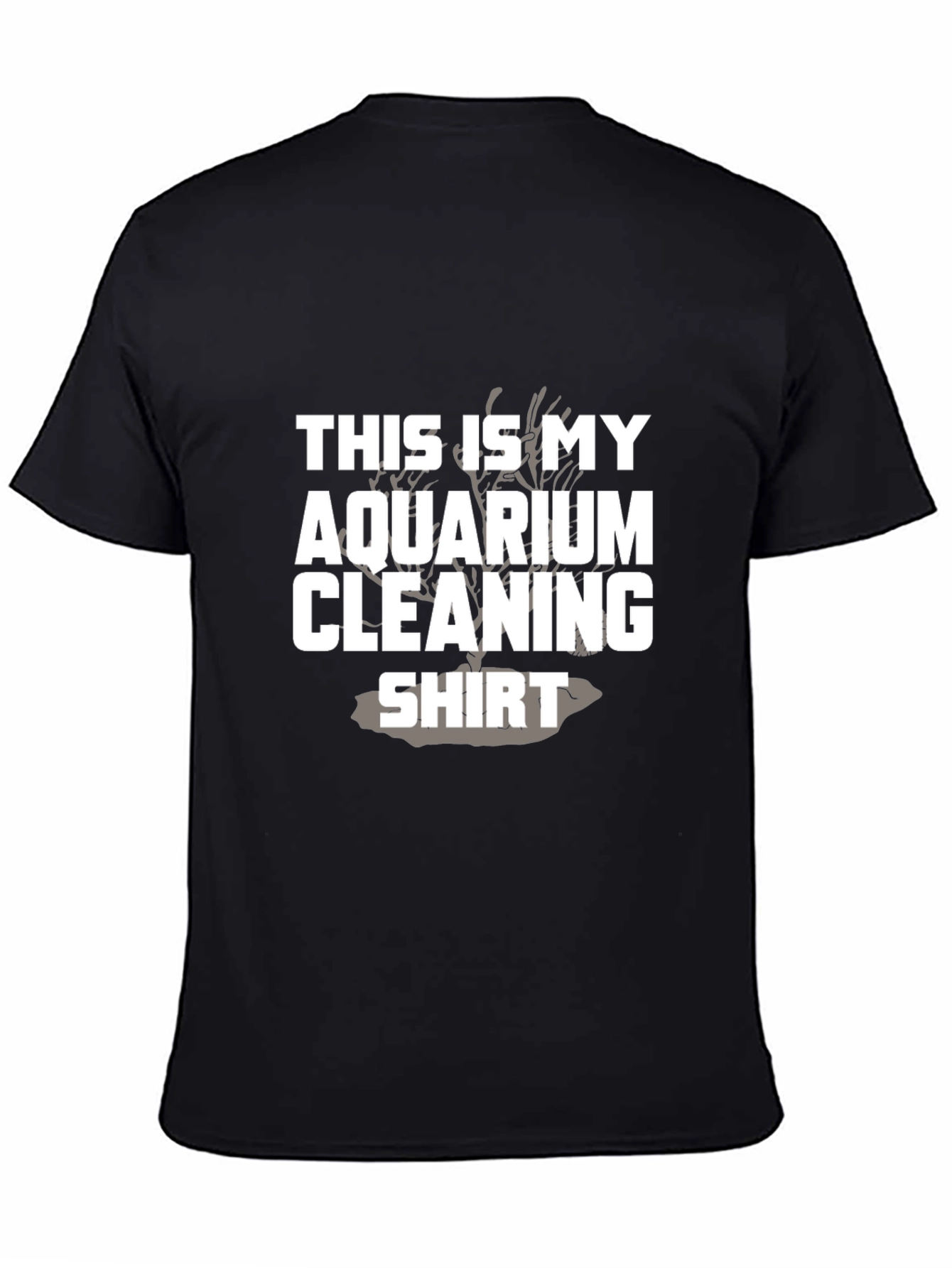 Aquarium Cleaning Shirt - Novelty Graphic Tee