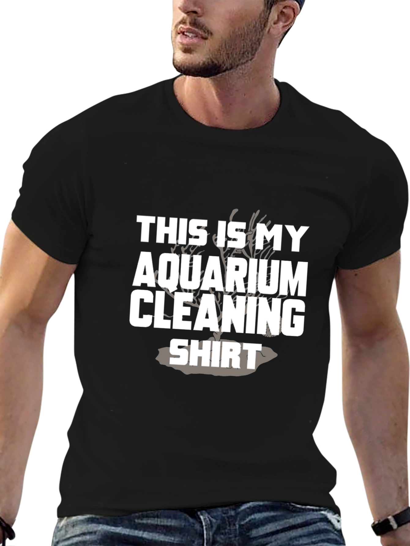 Aquarium Cleaning Shirt - Novelty Graphic Tee