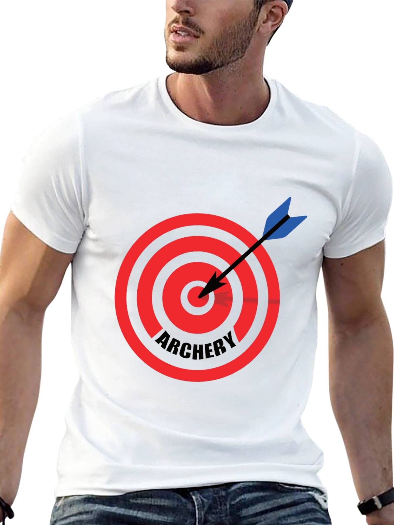 Archery Target T-Shirt - Black