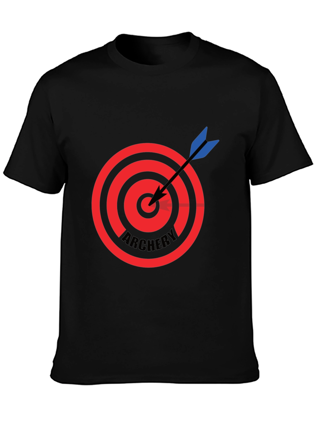 Archery Target T-Shirt - Black