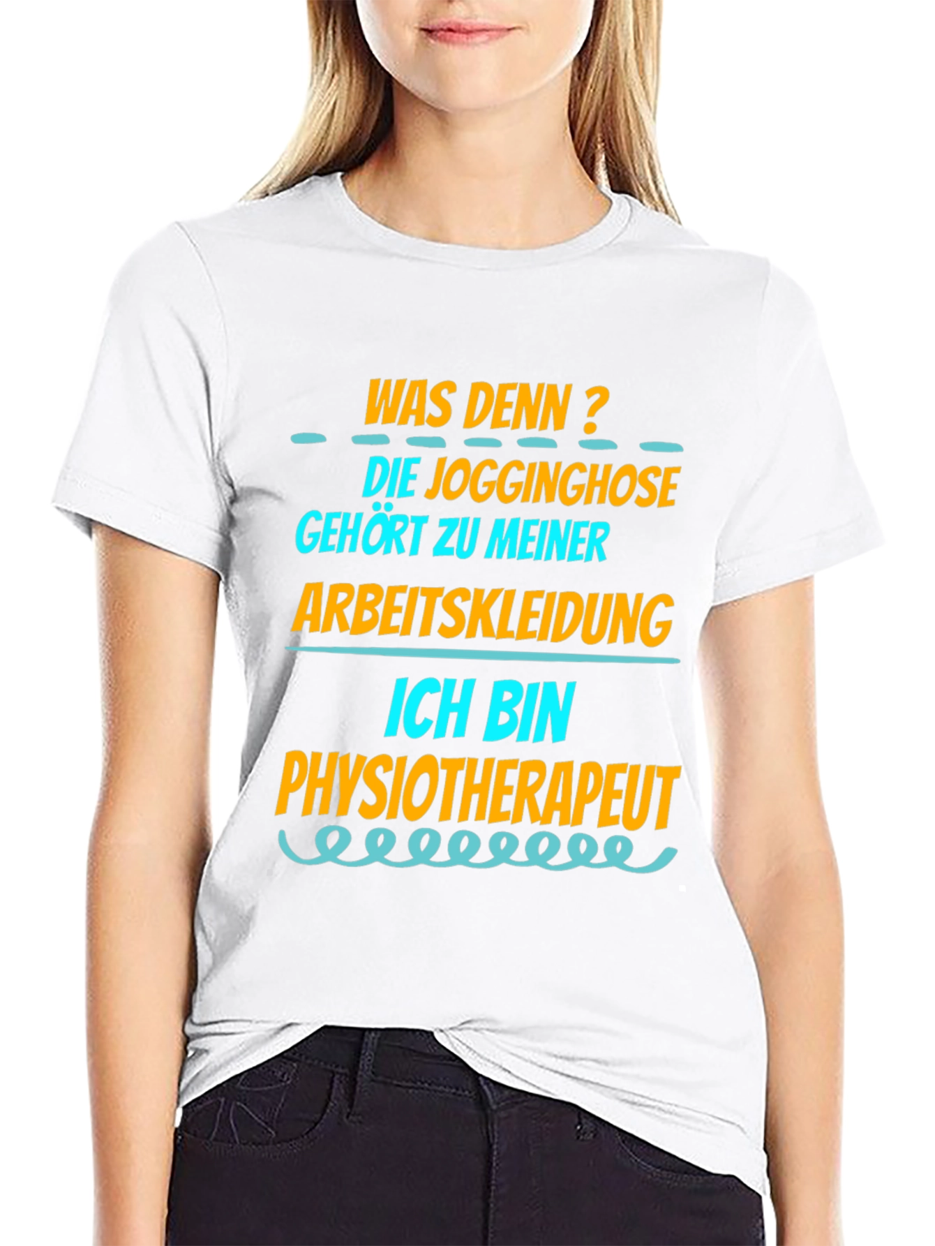 Funny Physiotherapist T-Shirt - Jogginghose Arbeitskleidung