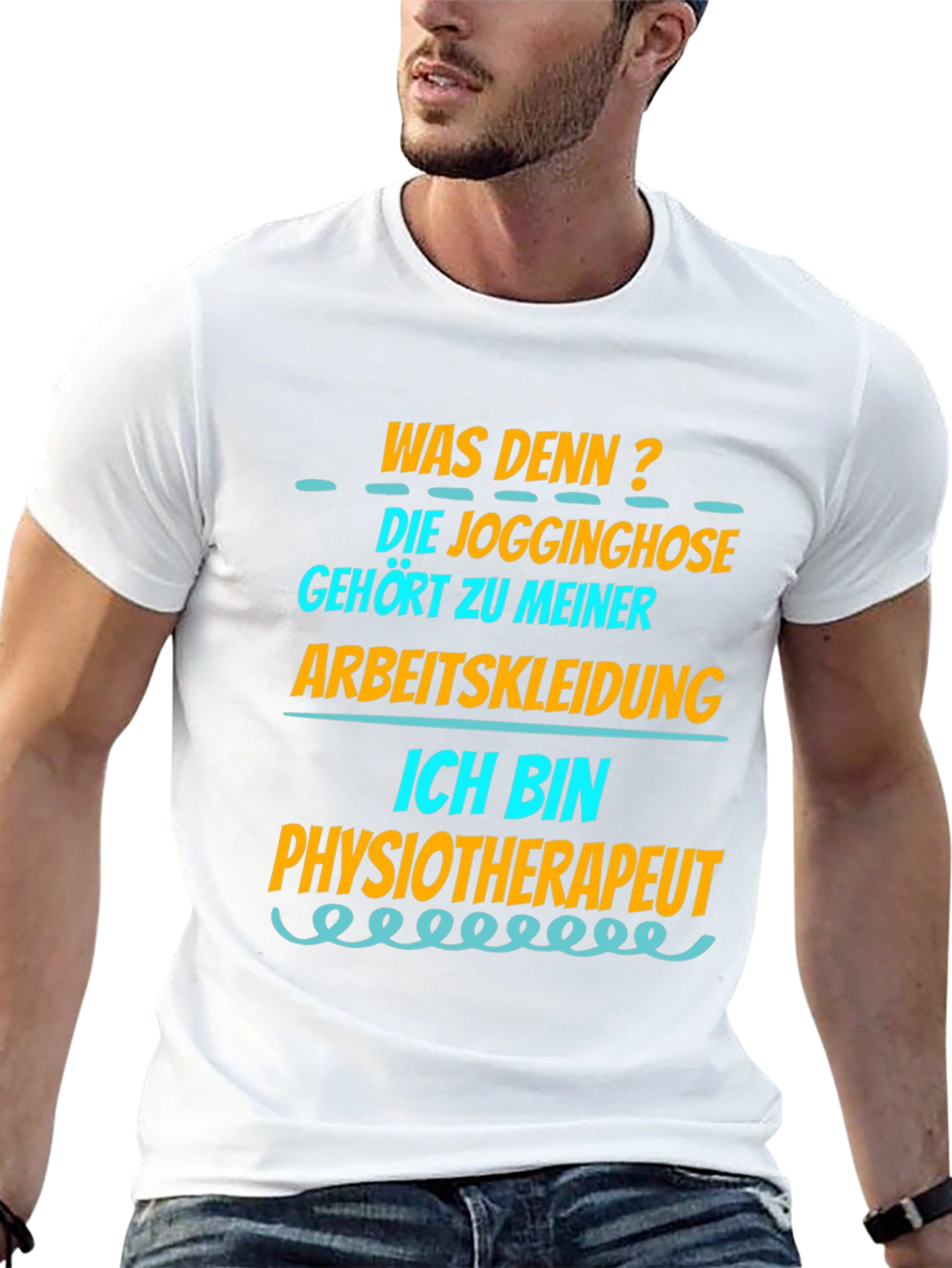 Funny Physiotherapist T-Shirt - Jogginghose Arbeitskleidung