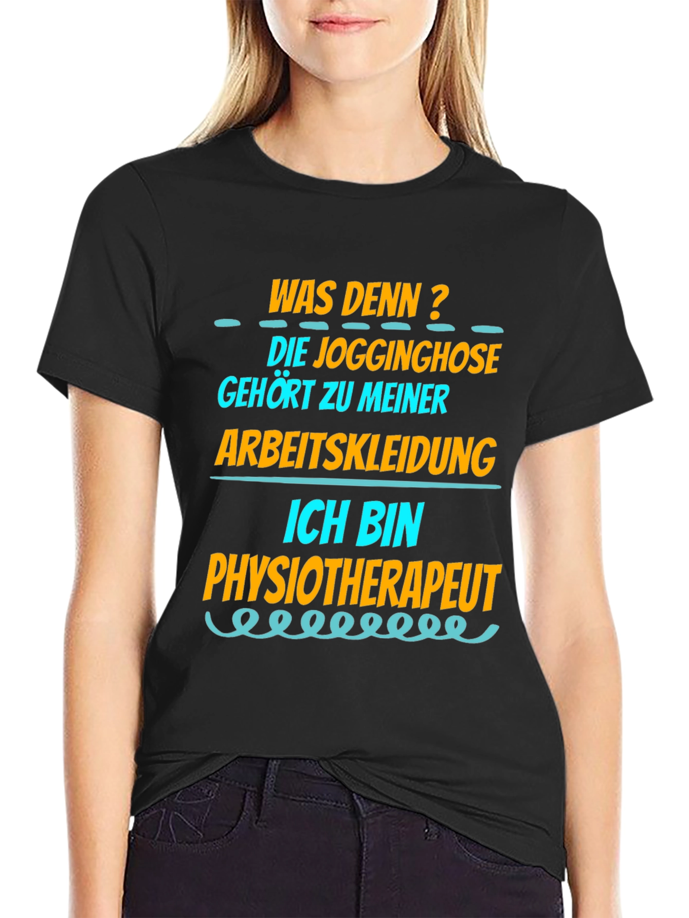Funny Physiotherapist T-Shirt - Jogginghose Arbeitskleidung