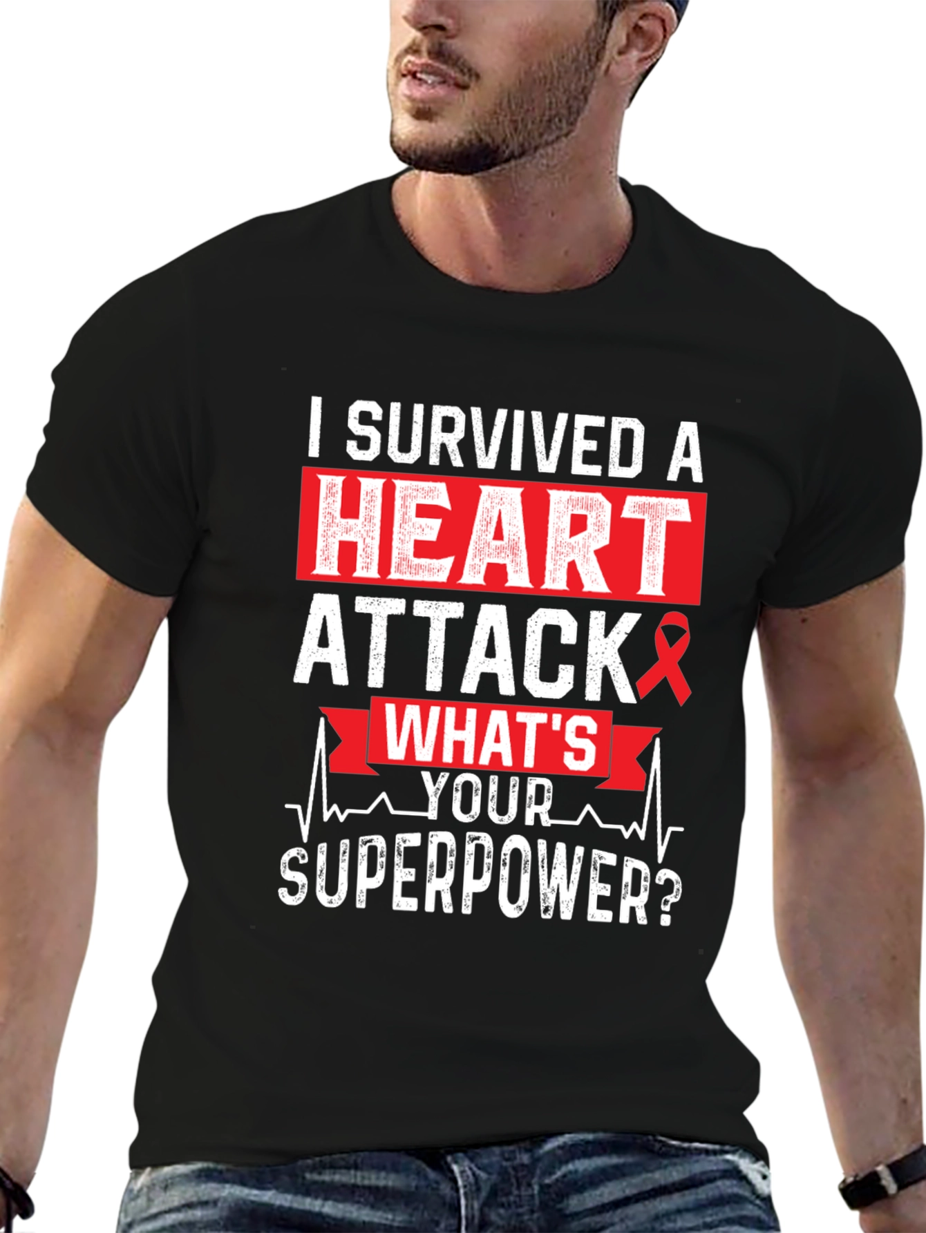 Heart Attack Survivor Graphic Tee