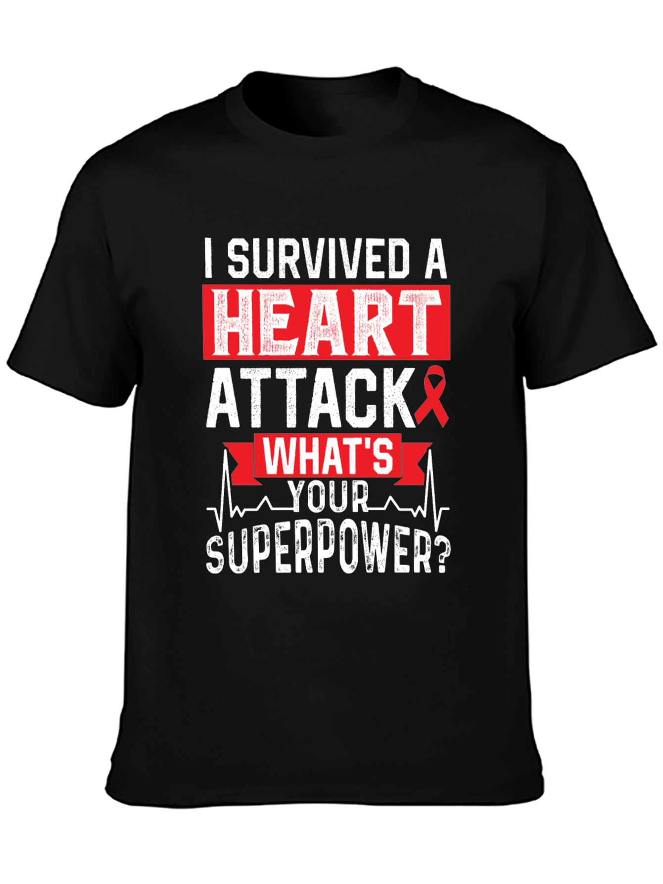 Heart Attack Survivor Graphic Tee
