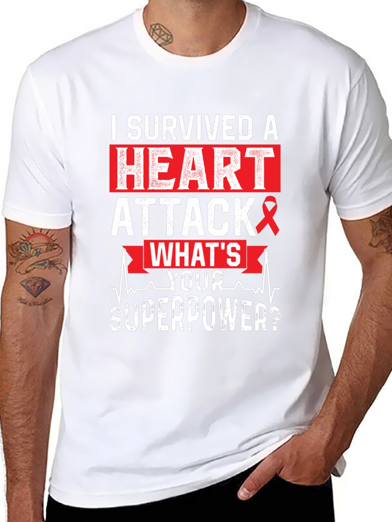 Heart Attack Survivor Graphic Tee