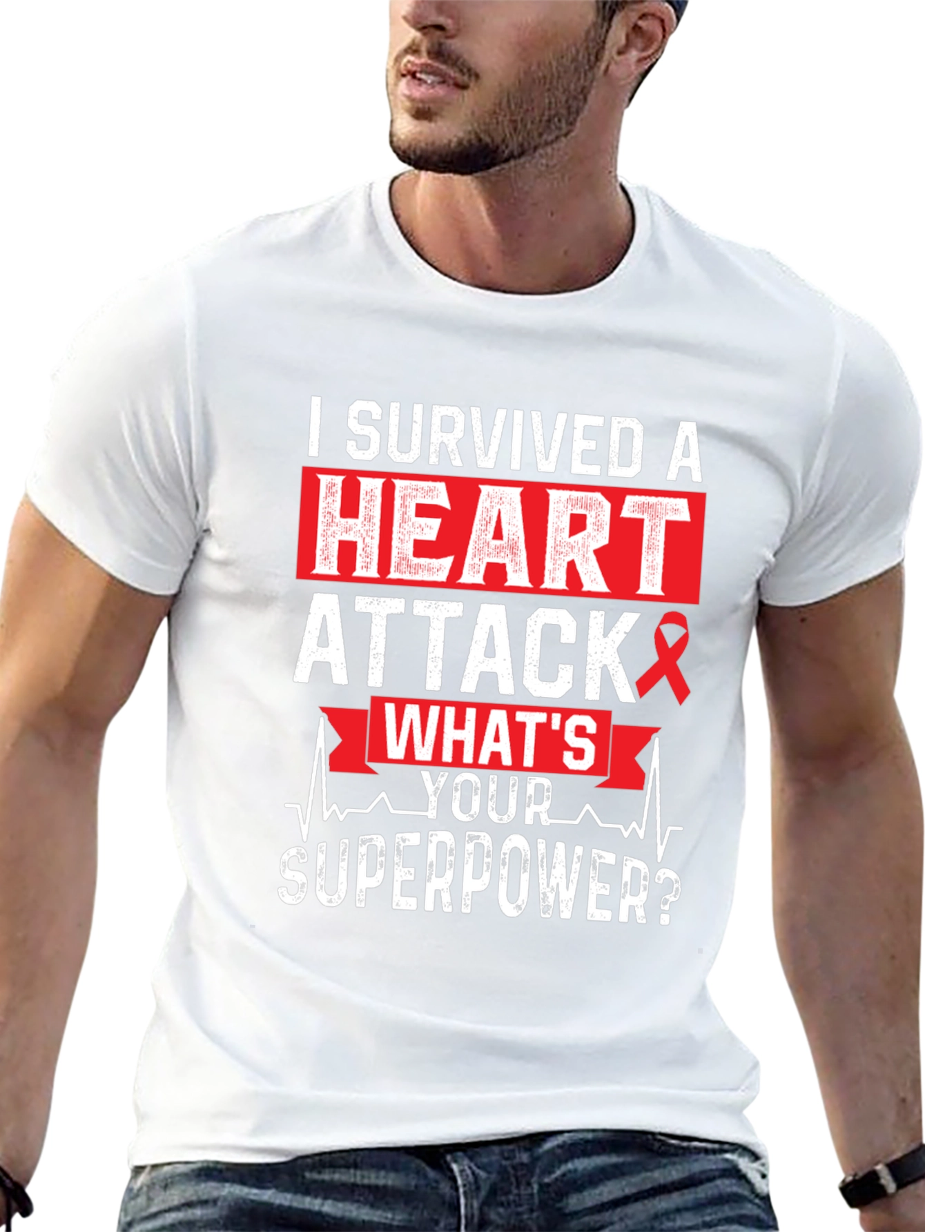 Heart Attack Survivor Graphic Tee