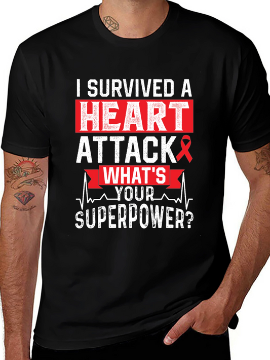 Heart Attack Survivor Graphic Tee