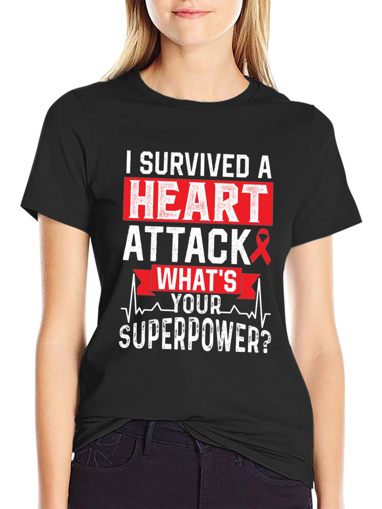 Heart Attack Survivor Graphic Tee