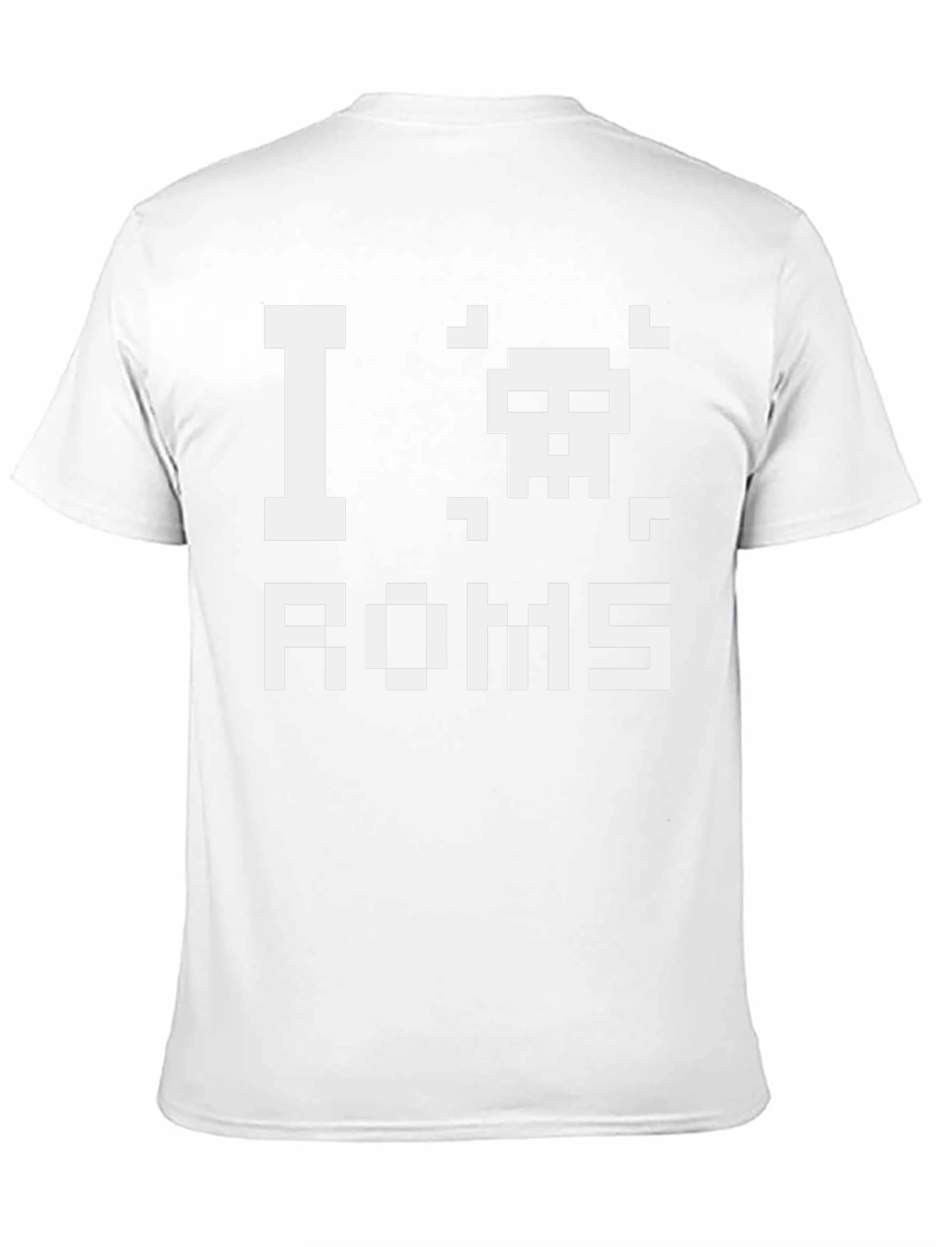 I Heart ROMS T-Shirt - Retro Gamer Style