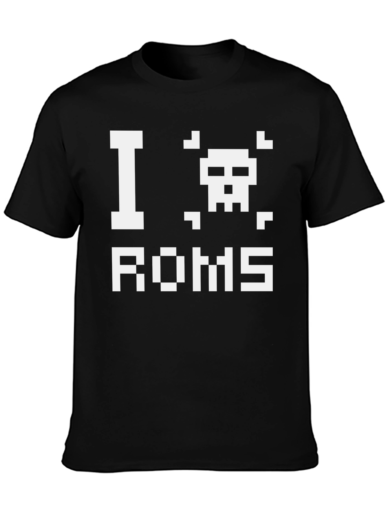 I Heart ROMS T-Shirt - Retro Gamer Style