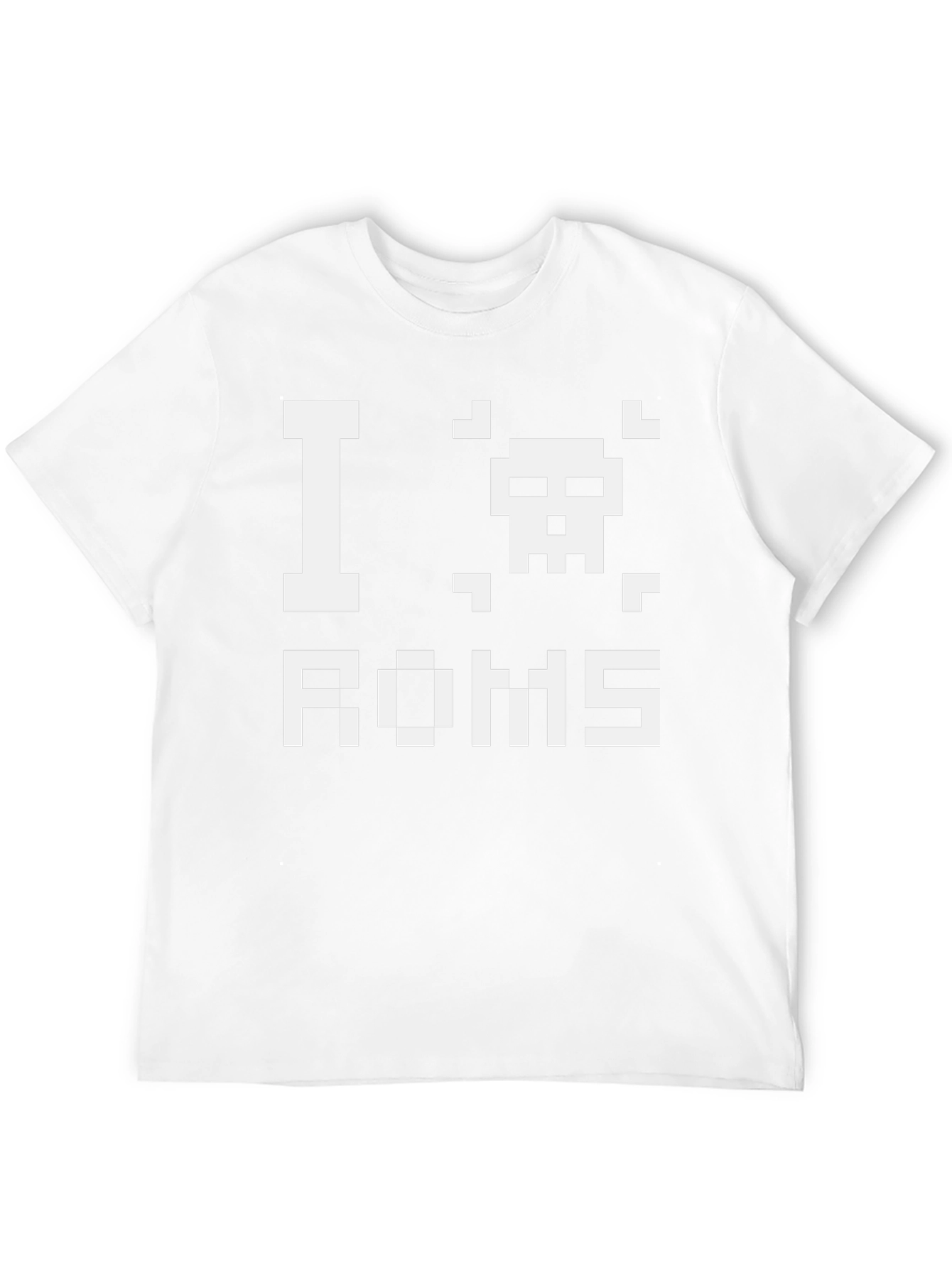 I Heart ROMS T-Shirt - Retro Gamer Style