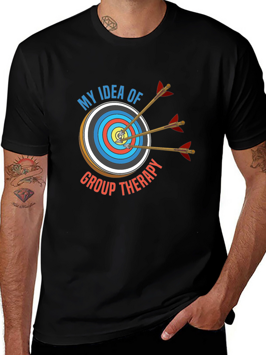 Archery Group Therapy T-Shirt - Black Cotton Tee
