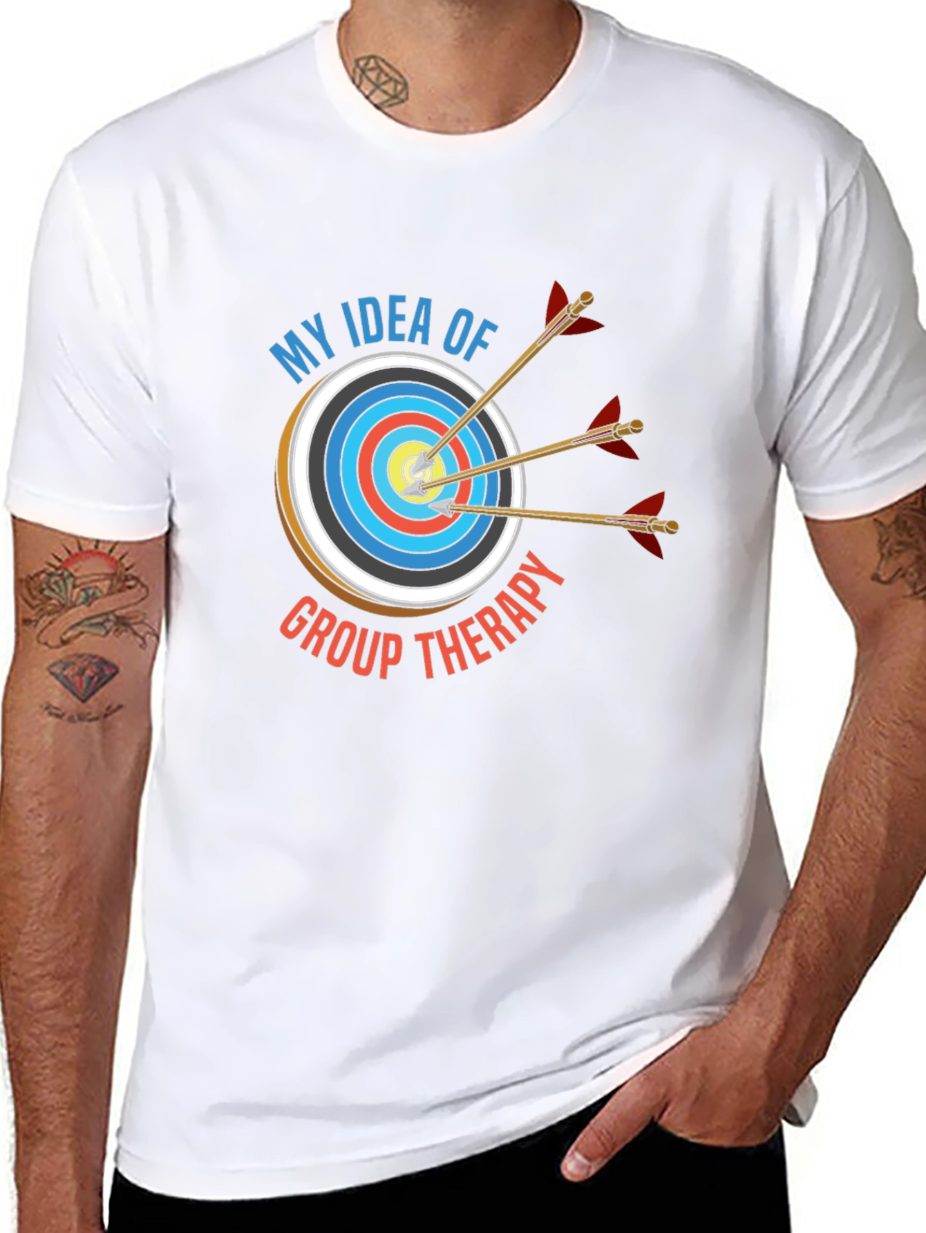 Archery Group Therapy T-Shirt - Black Cotton Tee