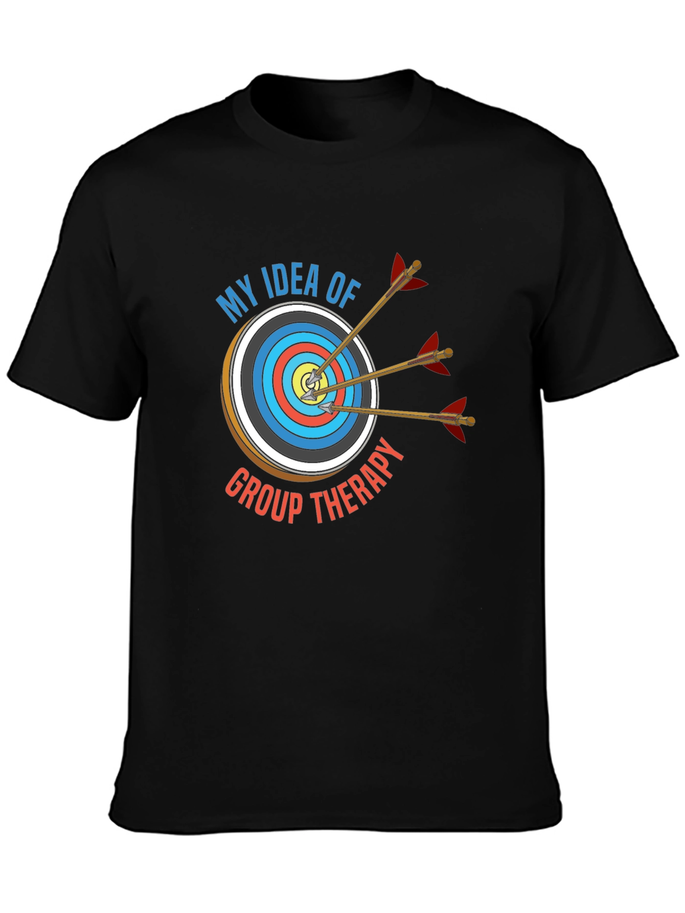 Archery Group Therapy T-Shirt - Black Cotton Tee
