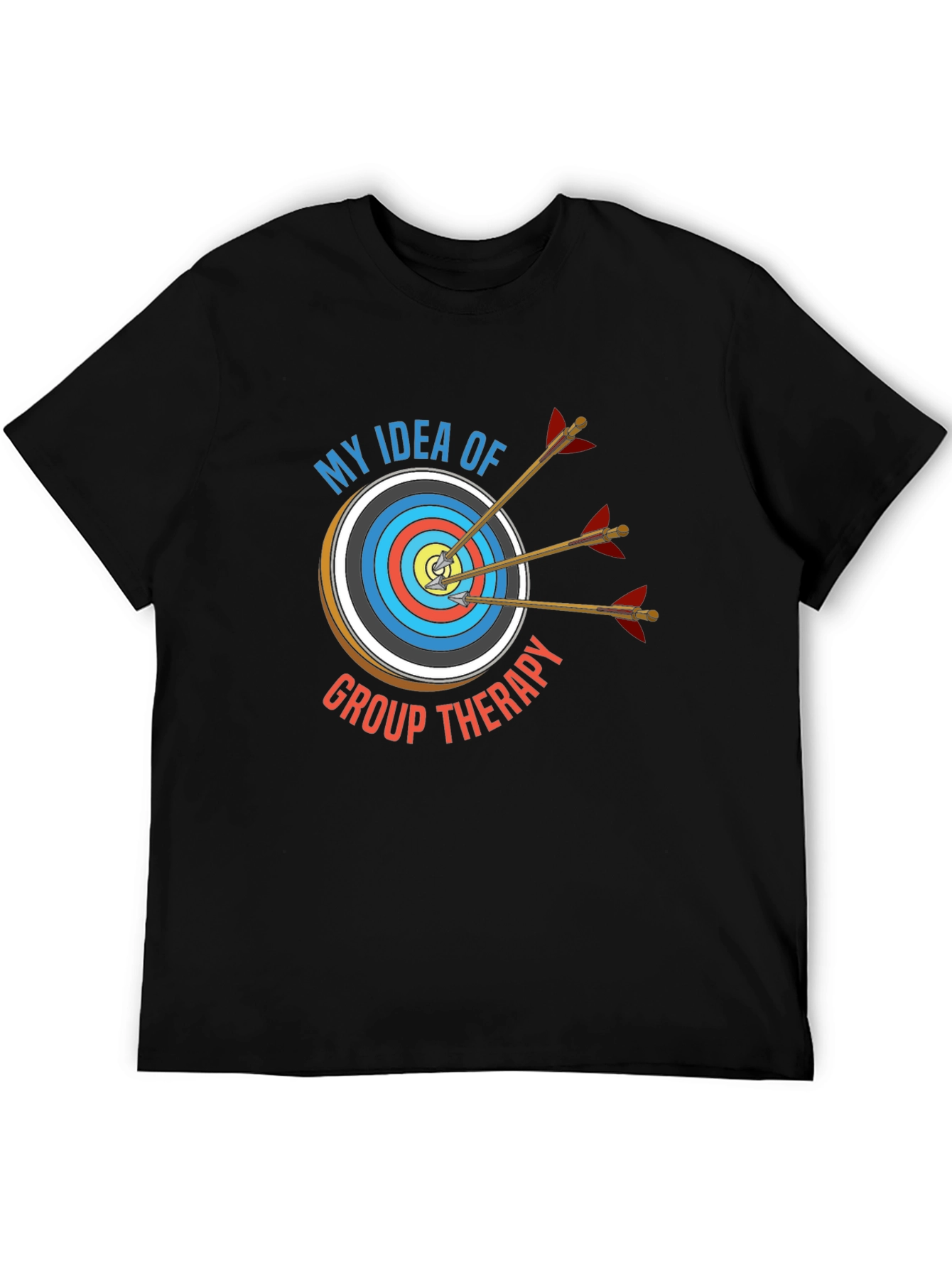 Archery Group Therapy T-Shirt - Black Cotton Tee