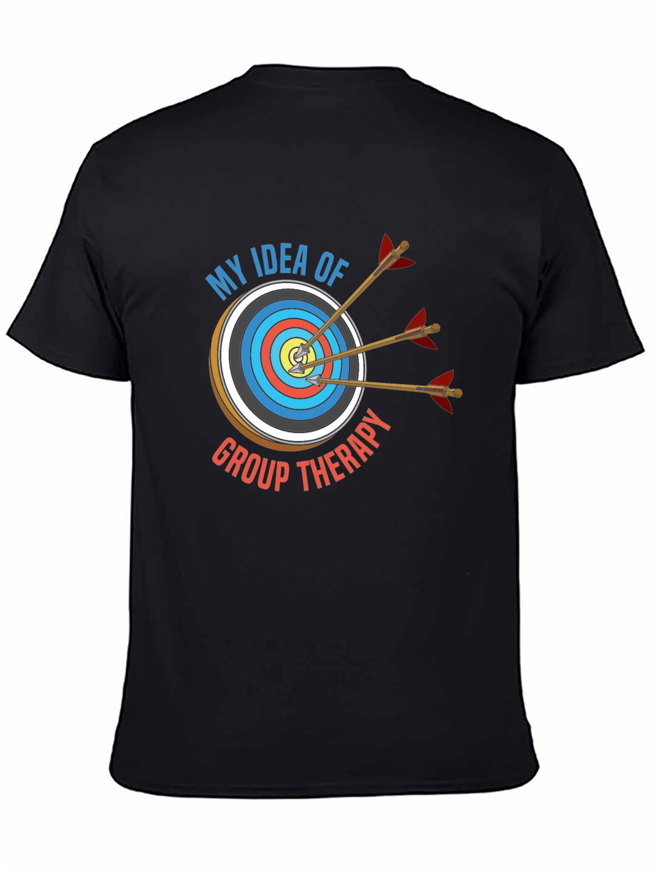 Archery Group Therapy T-Shirt - Black Cotton Tee