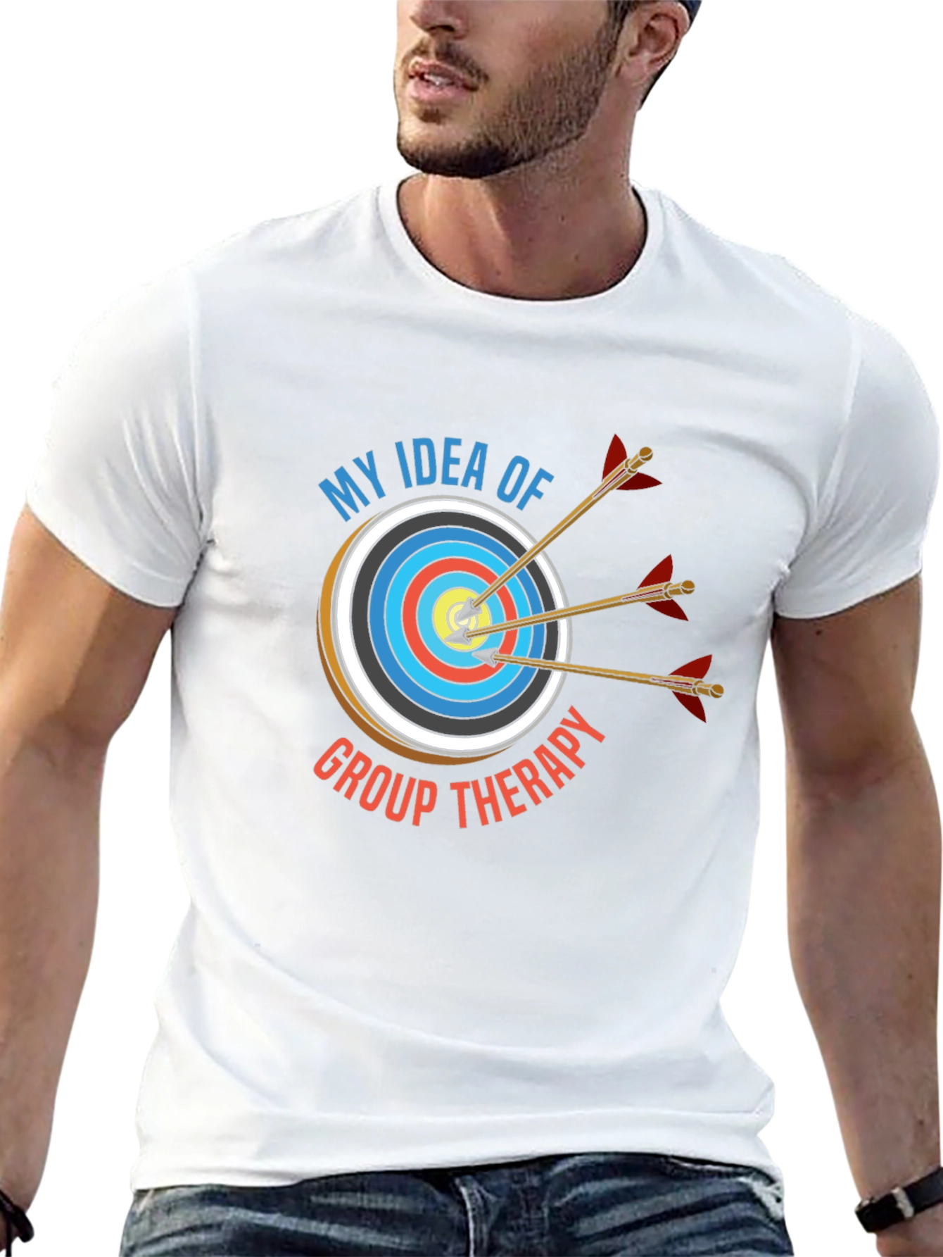 Archery Group Therapy T-Shirt - Black Cotton Tee